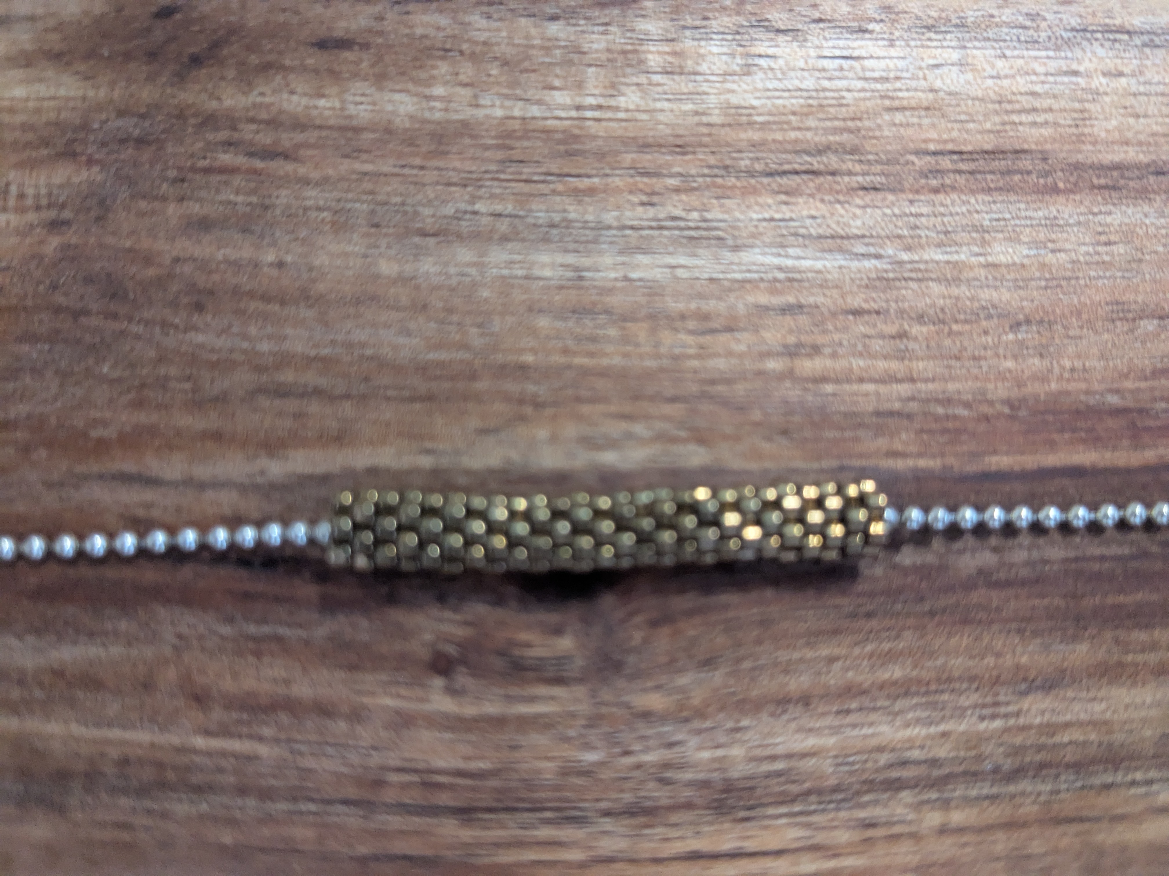 Bracelet Barrette en perles Bronze - Image 3