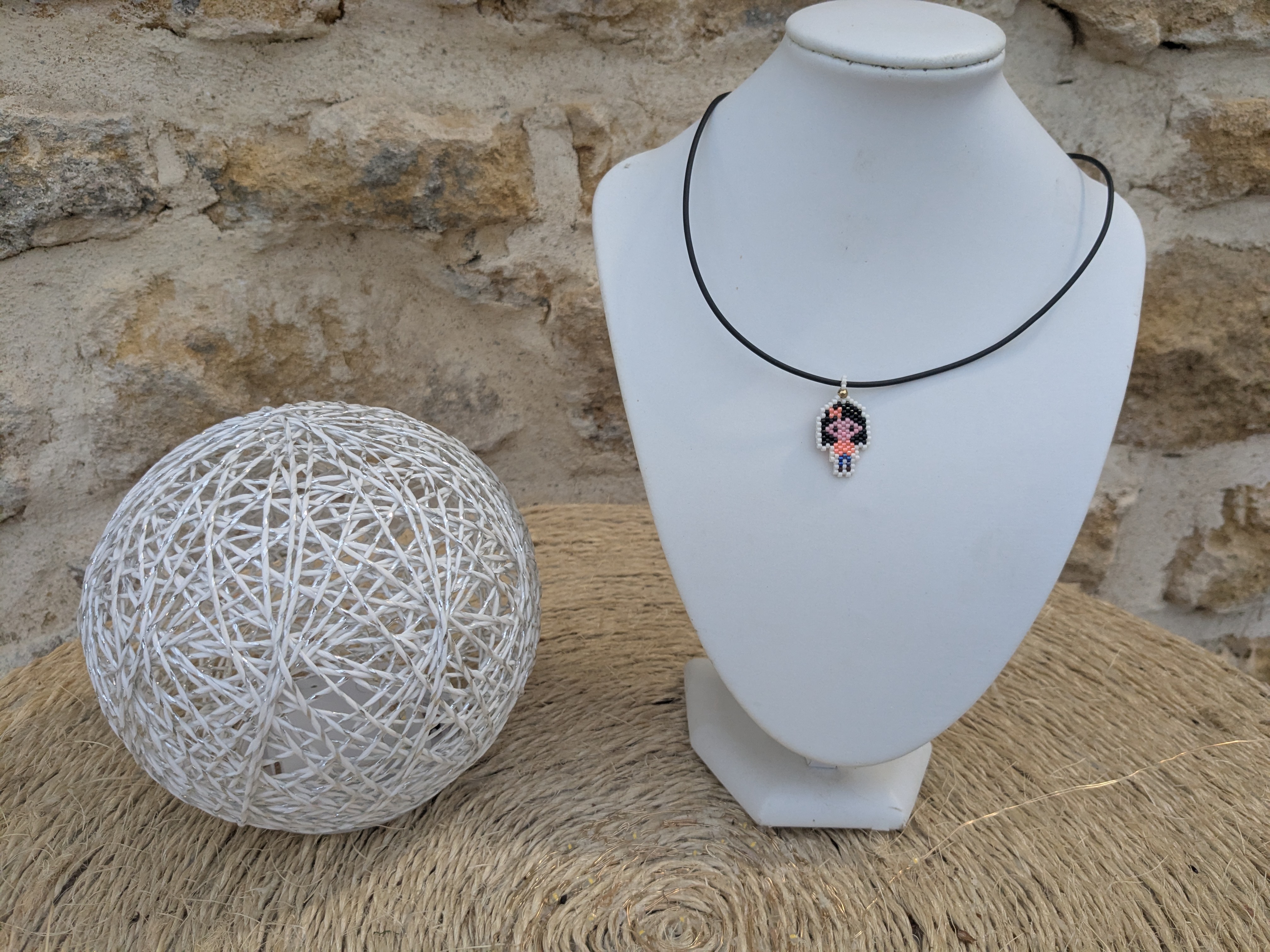 Pendentifs personnage - orange