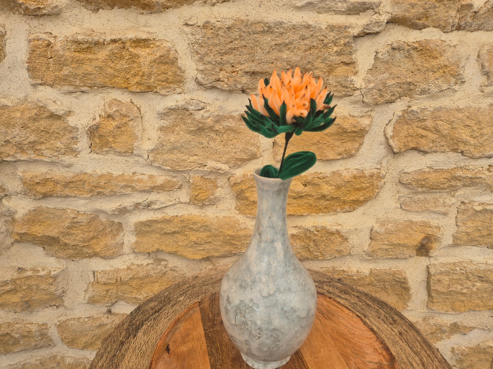 Chrysanthème orange clair